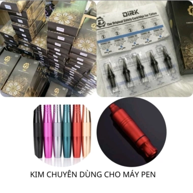 Kim xăm hoa cúc DIRK cho máy pen – Lưỡi sắc bén, phun môi mày chuẩn nét, giá 13.650₫
