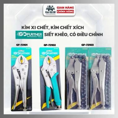 Kìm xi chết GO FURTHER - Siết cực khỏe, điều chỉnh cuối kìm, giảm giá 89.000₫