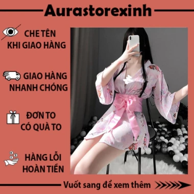 Kimono cosplay Nhật Bản sexy cao cấp Đầm gợi cảm giá ưu đãi 157.500₫
