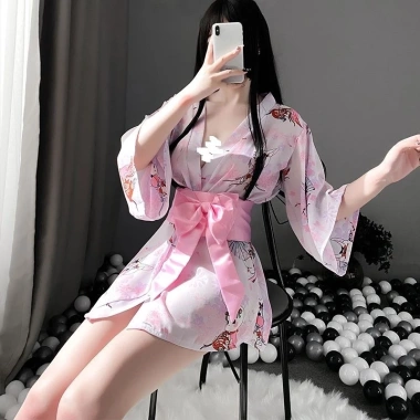 Kimono cosplay Nhật Bản sexy cao cấp Đầm gợi cảm giá ưu đãi 157.500₫