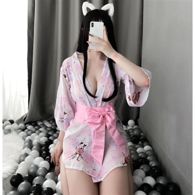 Kimono cosplay Nhật Bản sexy cao cấp Đầm gợi cảm giá ưu đãi 157.500₫