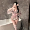 Kimono Nhật Bản Xuyên Thấu Gợi Cảm DAMES - Giá Gốc 156k, Giảm còn 130k 7