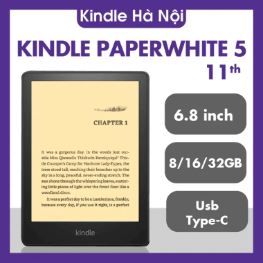 Kindle Paperwhite 5 (11th) - Đọc sách, tặng bao da và kho sách, giá 2.09 triệu 2