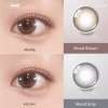 Kính áp tròng 1 ngày DABAE Moodnight Brown Gray DIA 14.2mm độ 0-8, giá chỉ 61.499 VND 2