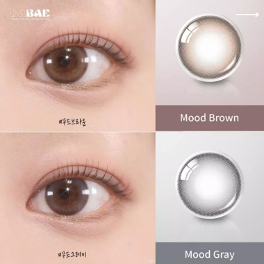 Kính áp tròng 1 ngày DABAE Moodnight Brown Gray DIA 14.2mm độ 0-8, giá chỉ 61.499 VND 2