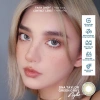 Kính Áp Tròng DNA Green Gray Light 14mm Silicone Hydrogel 6 Tháng Giá 140k Độ 0-6