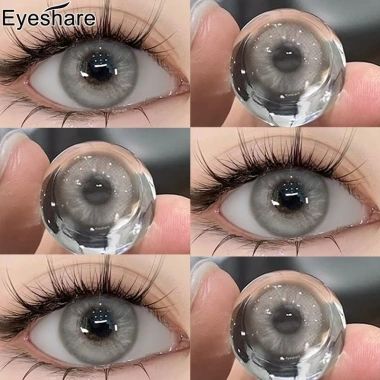 Kính áp tròng Eyeshare VENICE 1 cặp 2 mắt mẫu thời trang 14,2mm Xám/Xanh/Nâu Giá ưu đãi 52.800đ 6