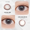 Kính áp tròng khoá ẩm 8H 1 ngày màu hồng pha lê CARASE CRYSTAL PINK giá 29.000₫ 3