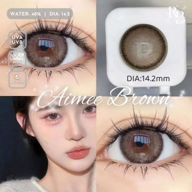 Kính Áp Tròng Màu Nâu Tây Aimee Brown 14.2mm – Có Cận, Tặng Khay Dụng Cụ Bearlens, Giá 86.400 VND 3 Kính Áp Tròng Màu Nâu Tây Aimee Brown 14.2mm – Có Cận, Tặng Khay Dụng Cụ Bearlens, Giá 86.400 VND 3