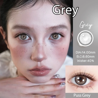 Kính áp tròng MCK1 Fresh Lady Lens 0 độ 6 tháng 14.0-14.5mm Đeo thoải mái, phù hợp trang điểm, 2 chiếc 58.800₫ 2
