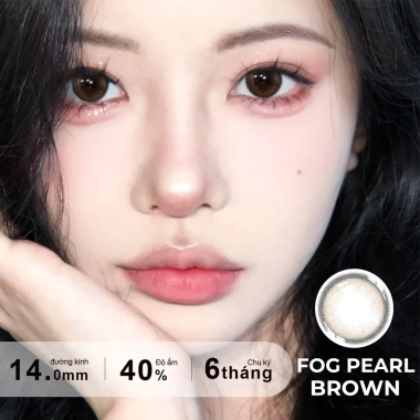 Kính áp tròng MCK1 Fresh Lady Lens 0 độ 6 tháng 14.0-14.5mm Đeo thoải mái, phù hợp trang điểm, 2 chiếc 58.800₫ 6