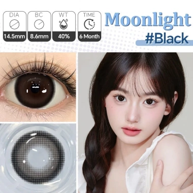 Kính áp tròng MCK1 Mysticeyes Moonlight 0-6 độ 1 cặp Black Grey Brown DIA 14.5mm - 68.000₫