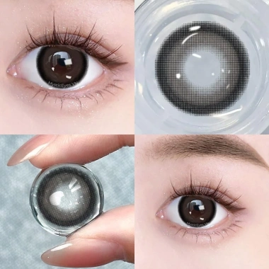 Kính áp tròng MCK1 Mysticeyes Moonlight 0-6 độ 1 cặp Black Grey Brown DIA 14.5mm - 68.000₫