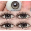 Kính áp tròng MCK1 UYAAI 2 chiếc 14,5mm màu xám - dùng 1 năm, 58.000 VND 3