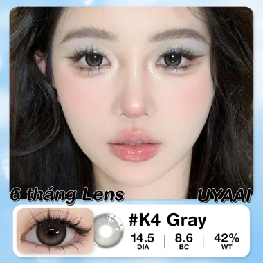 Kính áp tròng MCK1 UYAAI 2 chiếc 14,5mm màu xám - dùng 1 năm, 58.000 VND 7