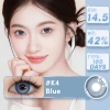 Kính áp tròng MCK1 UYAAI K4 blue 14.5mm 0-4 độ lens xanh tây cho gái - 68.000₫ 5