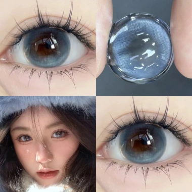 Kính áp tròng mềm MILL CREEK 14,5mm 1 cặp - Màu xanh trong suốt, dùng 6-12 tháng, chỉ 89.000đ