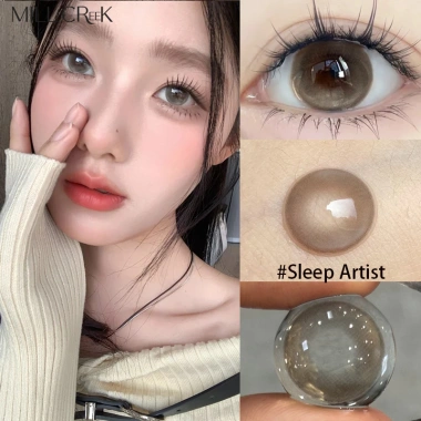 Kính áp tròng mềm MILL CREEK 14,5mm 1 cặp - Màu xanh trong suốt, dùng 6-12 tháng, chỉ 89.000đ