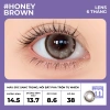 Kính áp tròng MM MyMoment 6 tháng M-Moment Collection nâu đen xám DIA 14.2‑14.5mm giá ưu đãi 190.000đ 7