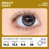 Kính áp tròng MM MyMoment 6 tháng M-Moment Collection nâu đen xám DIA 14.2‑14.5mm giá ưu đãi 190.000đ 10