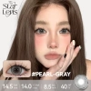 Kính áp tròng Starlens 1 cặp 6 tháng màu xanh lá/xám DIA 14.2-14.5 – Đeo thoải mái, trang điểm, giá 198k 5