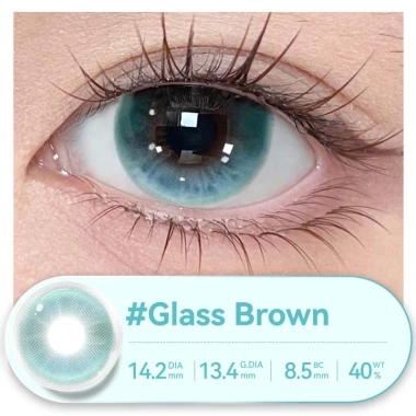 Kính áp tròng Starlens 1 cặp 6 tháng màu xanh lá/xám DIA 14.2-14.5 – Đeo thoải mái, trang điểm, giá 198k 9