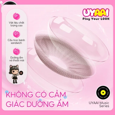 Kính áp tròng UYAAI Đen Xám 14,5mm mắt to – Trà Thái, ống kính xám, chỉ 68.000₫ 3 Kính áp tròng UYAAI Đen Xám 14,5mm mắt to – Trà Thái, ống kính xám, chỉ 68.000₫ 3