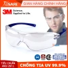Kính bảo hộ 3M V34 chống bụi UV, bám hơi nước, chống trầy, dùng lao động và đi xe máy Giá 68.000