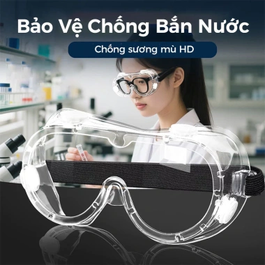 Kính bảo hộ đạp xe UV 41k-32.8k, tròng trong suốt, chống mờ sương, bụi, bắn nước