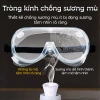 Kính bảo hộ đạp xe UV 41k-32.8k, tròng trong suốt, chống mờ sương, bụi, bắn nước 6