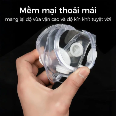 Kính bảo hộ đạp xe UV 41k-32.8k, tròng trong suốt, chống mờ sương, bụi, bắn nước