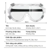 Kính bảo hộ đạp xe UV 41k-32.8k, tròng trong suốt, chống mờ sương, bụi, bắn nước 9