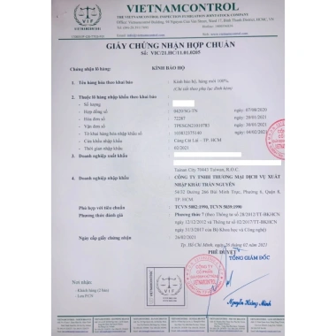 Kính Bảo Hộ DOUBLE SHIELD 90.960 FOGCR Đài Loan - Chống UV, Tròng Trong 76.000₫