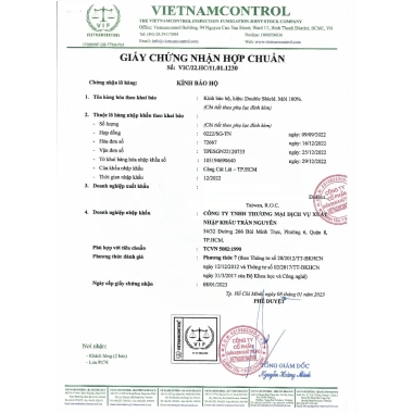Kính bảo hộ DOUBLE SHIELD 92.053 GR - Tròng râm, chống UV, giảm còn 52.000₫ 7 Kính bảo hộ DOUBLE SHIELD 92.053 GR - Tròng râm, chống UV, giảm còn 52.000₫ 7