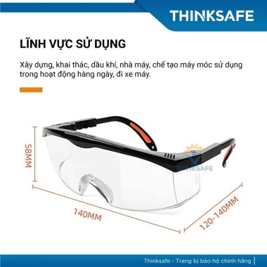 Kính bảo hộ Honeywell S200A THINKSAFE chống bụi, trong suốt, chống UV, chống chói - Giá 76.700đ 6