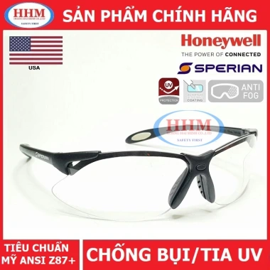 Kính bảo hộ Honeywell Sperian A901 trắng UV, chống trầy, không đọng sương – giá chỉ 129k