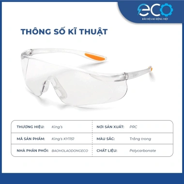 Kính bảo hộ Kings KY1.151-1.153 chống chói, chống bụi, UV, giảm giá 20% chỉ 80.000đ 3 Kính bảo hộ Kings KY1.151-1.153 chống chói, chống bụi, UV, giảm giá 20% chỉ 80.000đ 3