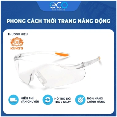 Kính bảo hộ Kings KY1.151-1.153 chống chói, chống bụi, UV, giảm giá 20% chỉ 80.000đ