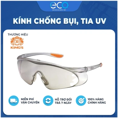 Kính bảo hộ Kings KY1.151-1.153 chống chói, chống bụi, UV, giảm giá 20% chỉ 80.000đ