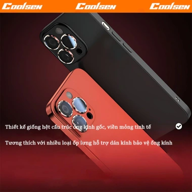 Kính bảo vệ camera iPhone 17-11 Pro Max 8K siêu nét, máy ảnh, giá chỉ 45.800₫ 9