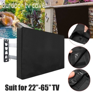 Kính bảo vệ truyền hình tháng 9 vỏ TV thoáng khí Oxford 600D đen chống nước bể bơi 6