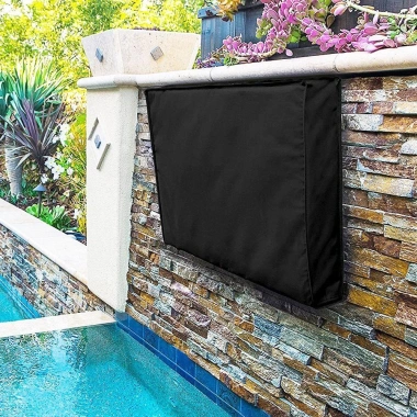 Kính bảo vệ truyền hình tháng 9 vỏ TV thoáng khí Oxford 600D đen chống nước bể bơi 7