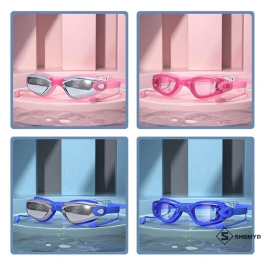 Kính bơi SHGMYD - Chống nước, sương mù, UV, silicone điều chỉnh, nam mới
