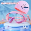 Kính Bơi Trẻ Em 3-16 tuổi và Mũ Bơi Gọng Lớn, Kèm Bịt Tai, Chống Sương Mù, Không Thấm Nước - Giá 12.000 3