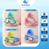 Kính Bơi Trẻ Em Combo Silicon + Mũ Bơi, nút bịt tai, chống nước mắt, chống hơi, giá 30.000₫