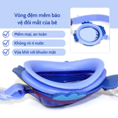Kính Bơi Trẻ Em HOME Hoạt Hình - Chống Nước, Chống Sương Mờ, Dành Cho Bé 2-8 Tuổi 5 Kính Bơi Trẻ Em HOME Hoạt Hình - Chống Nước, Chống Sương Mờ, Dành Cho Bé 2-8 Tuổi 5