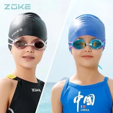 Kính bơi Zoke trẻ em chống sương mù, thể thao, có túi - giảm giá 328.708₫