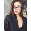 Kính cận nam nữ dạng chữ nhật Slyk nhựa dẻo, gọng mát Y2K unisex, tròng UV, 150k 6
