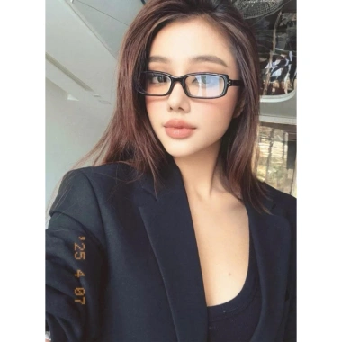 Kính cận nam nữ dạng chữ nhật Slyk nhựa dẻo, gọng mát Y2K unisex, tròng UV, 150k