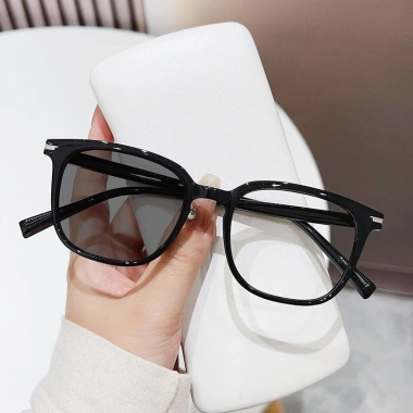 Kính cận phong cách học viện nghệ thuật nam nữ - Kính phẳng chống ánh sáng xanh, thời trang, giảm giá 42,120 VND